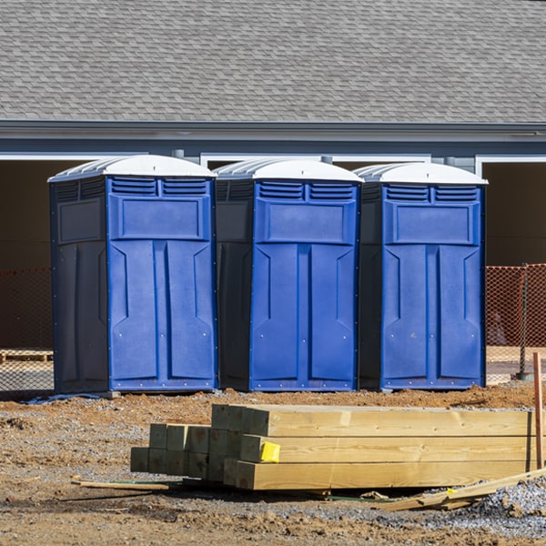 what is the maximum capacity for a single porta potty in Genoa